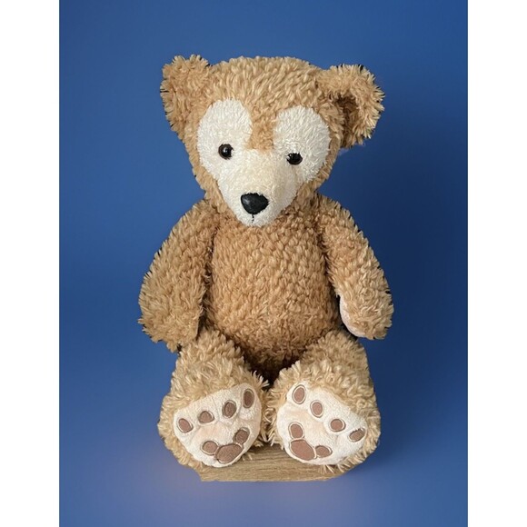 Disney Parks Original Duffy The Disney Bear 18" Teddy Plush Hidden Mickey Golden - Picture 1 of 11